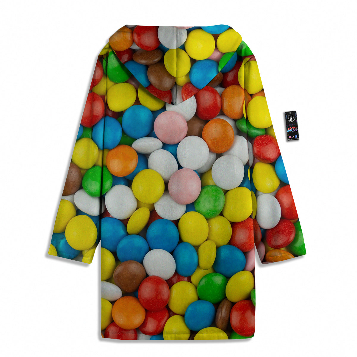 Candy Chocolate Colorful Print Men's Windbreaker Jacket-grizzshop