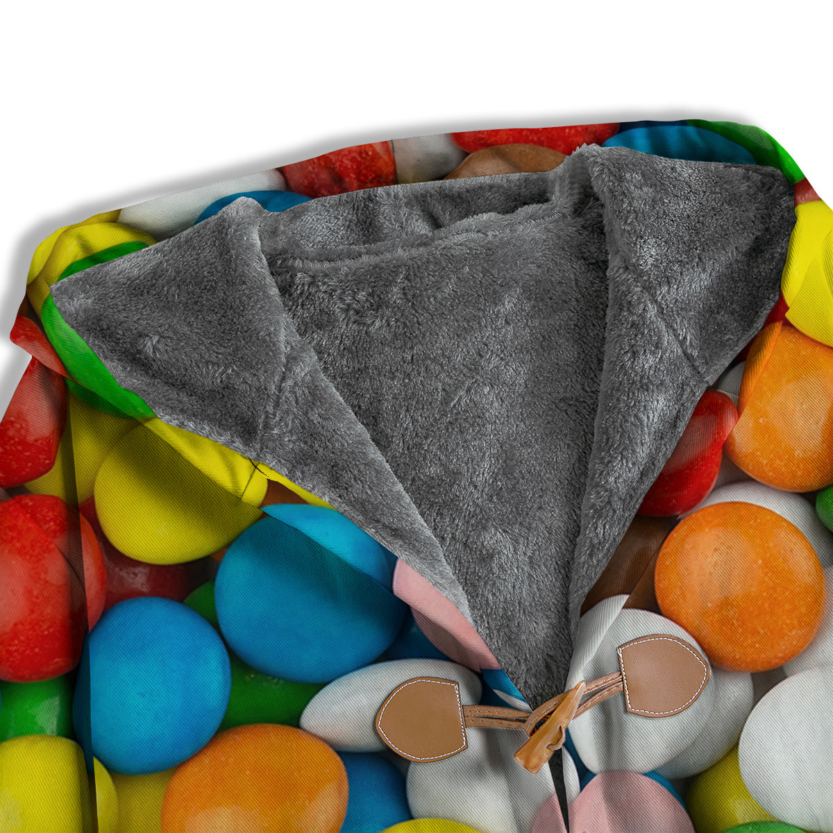 Candy Chocolate Colorful Print Men's Windbreaker Jacket-grizzshop
