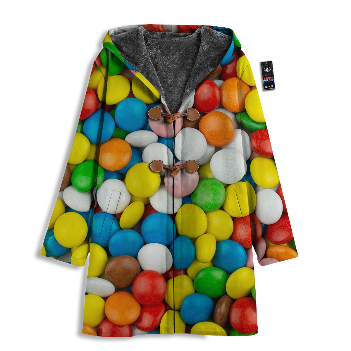Candy Chocolate Colorful Print Men's Windbreaker Jacket-grizzshop
