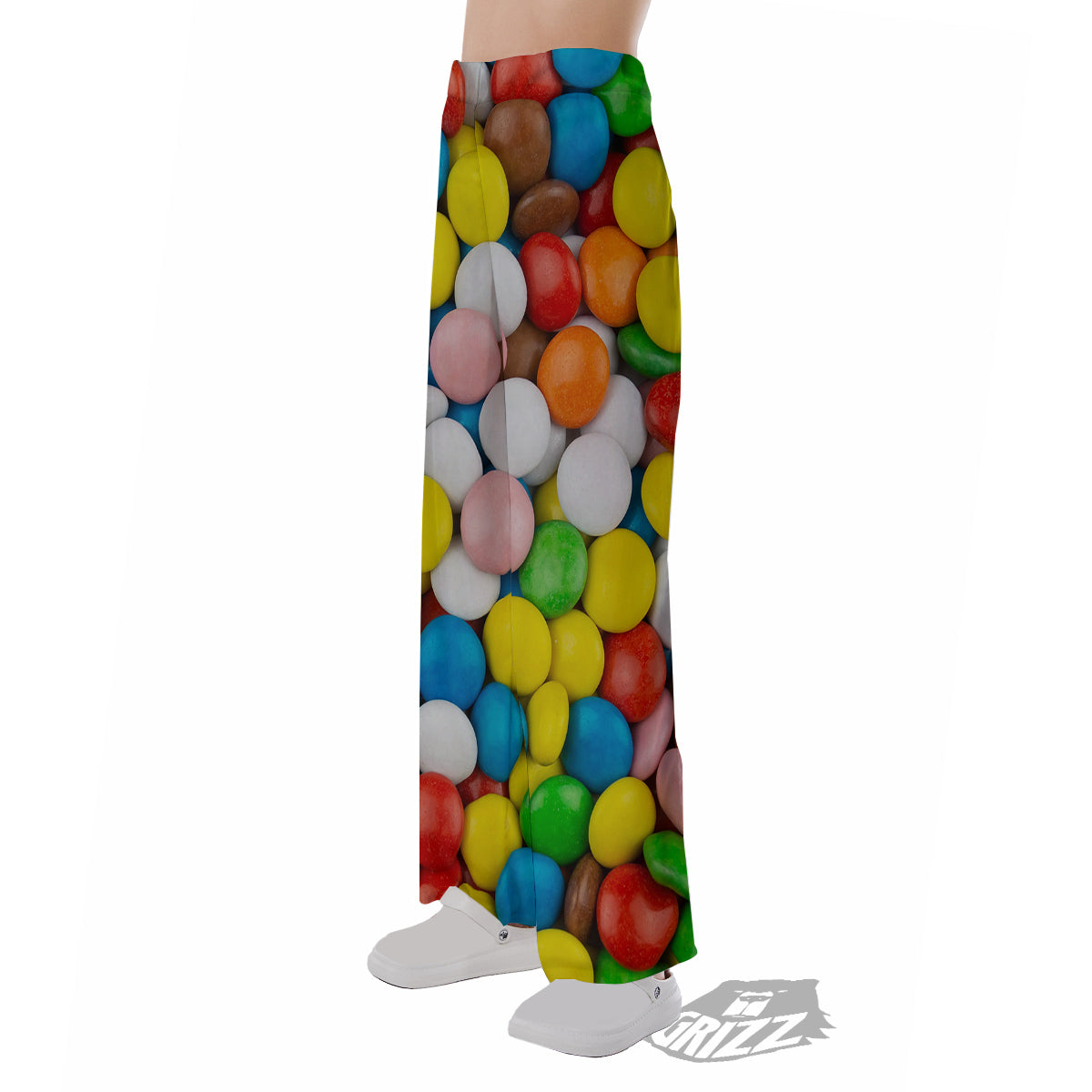 Candy Chocolate Colorful Print Pajama Pants-grizzshop