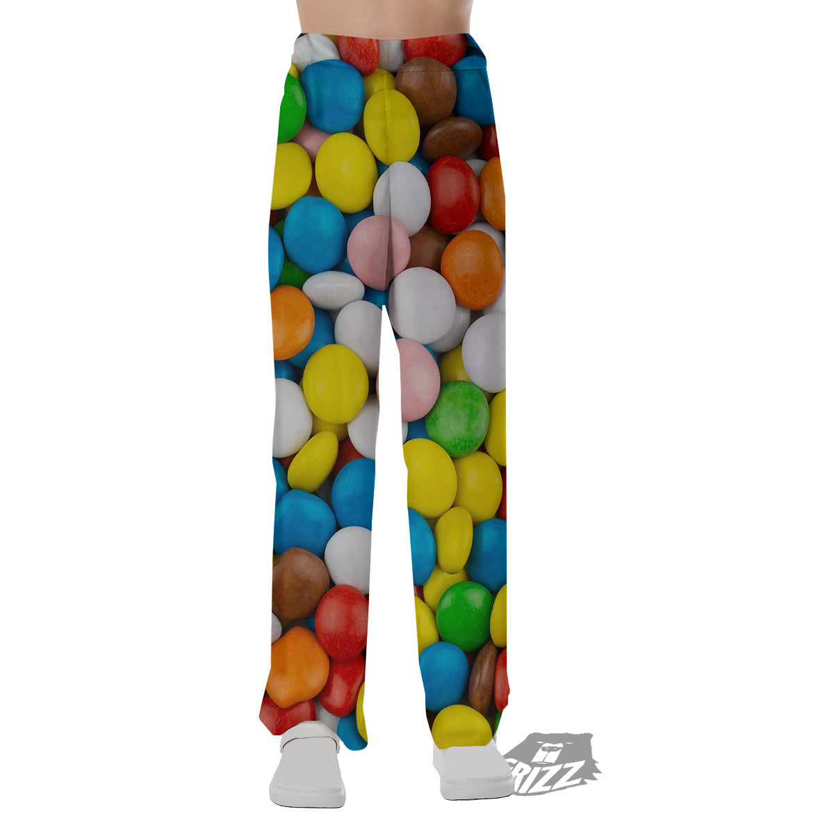 Candy Chocolate Colorful Print Pajama Pants-grizzshop