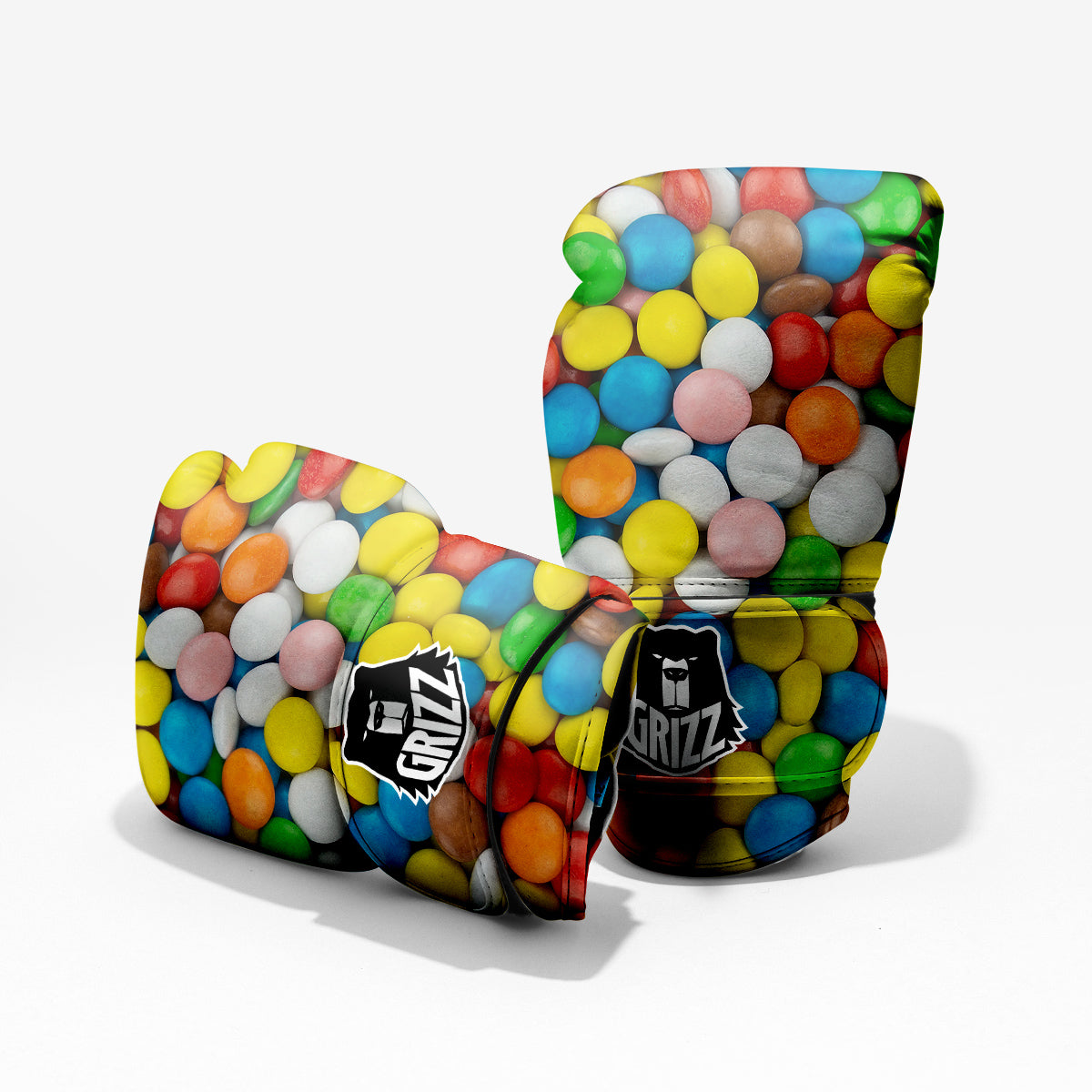 Candy Chocolate Colorful Print Pro Boxing Glove