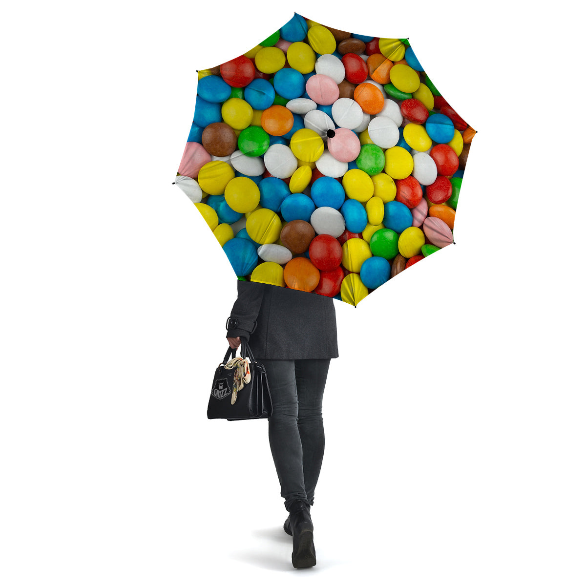 Candy Chocolate Colorful Print Umbrella-grizzshop