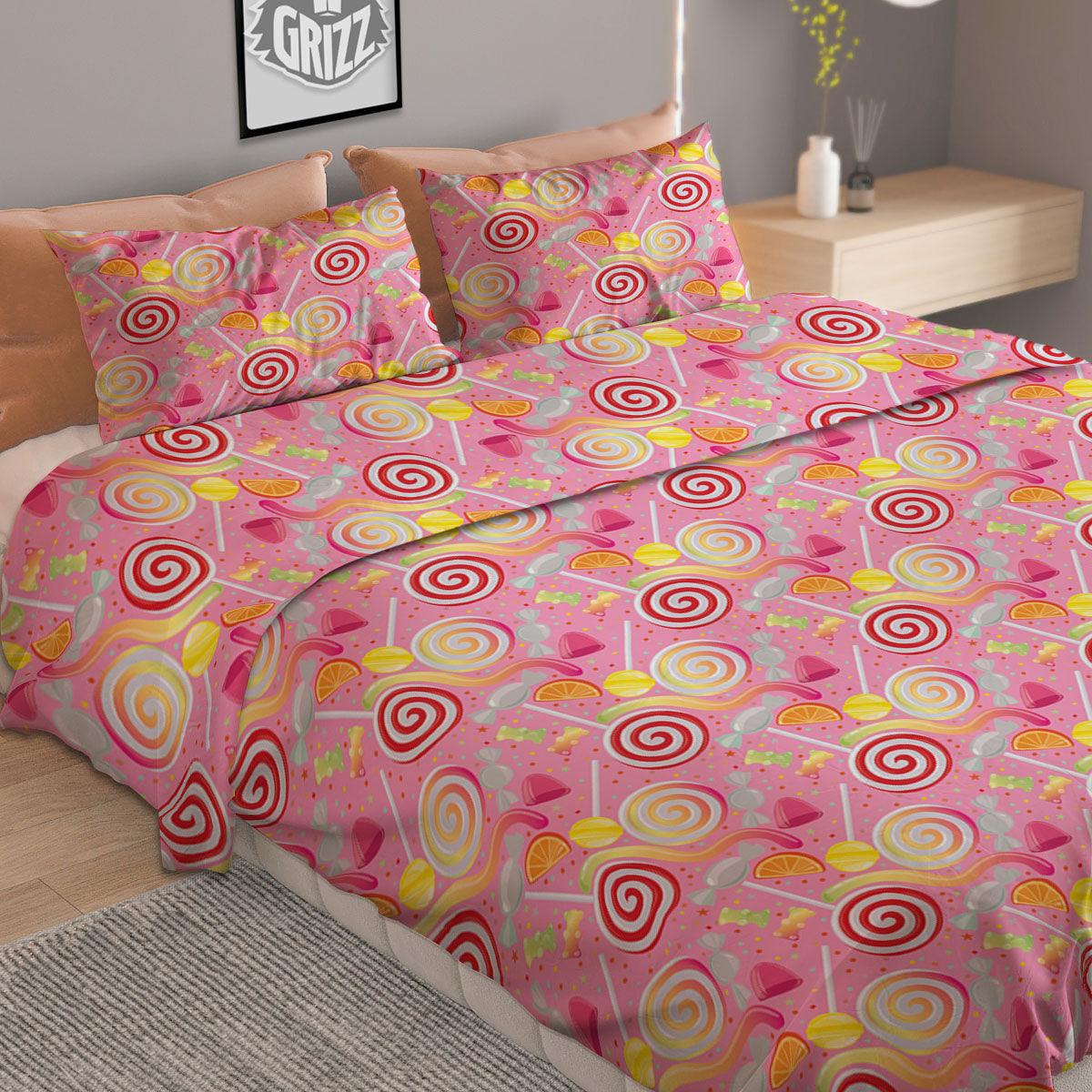 Christmas Defocused Lights Print Duvet Cover Bedding Set