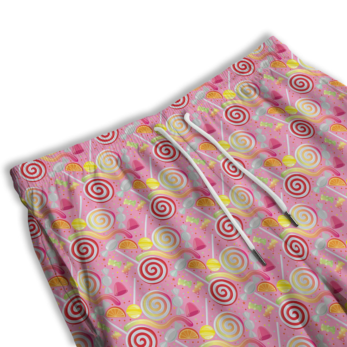 Candy Colorful Print Pattern Men's Athletic Shorts