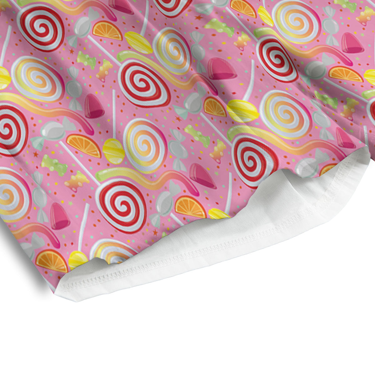 Candy Colorful Print Pattern Men's Athletic Shorts