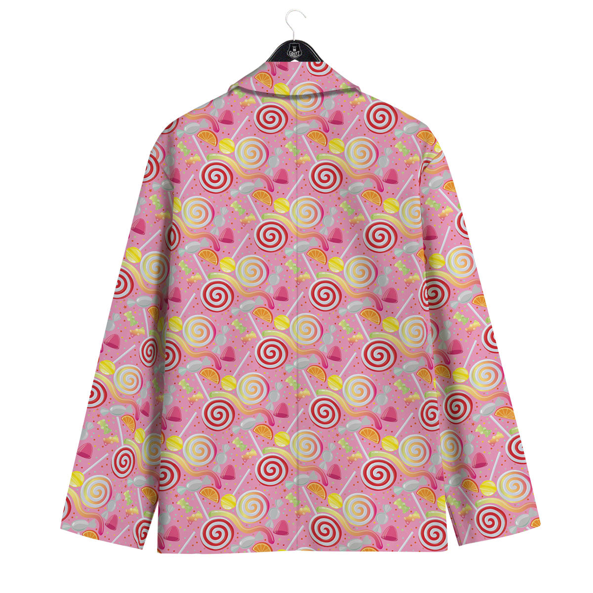 Candy Colorful Print Pattern Men's Sport Coat-grizzshop