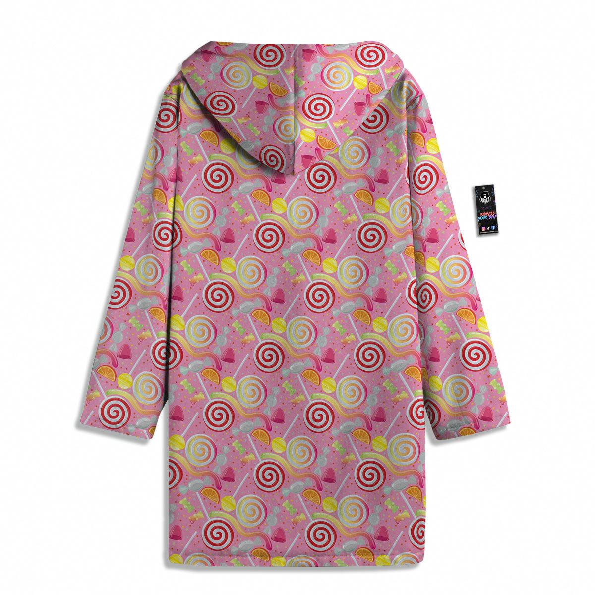 Candy Colorful Print Pattern Men's Windbreaker Jacket-grizzshop