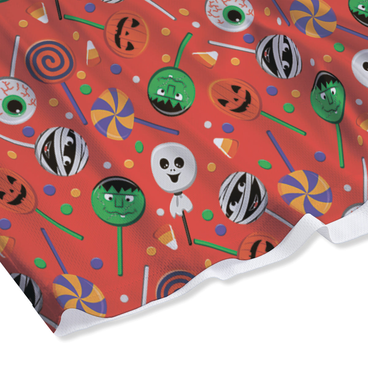 Candy Cute Halloween Print Pattern Mesh Shorts