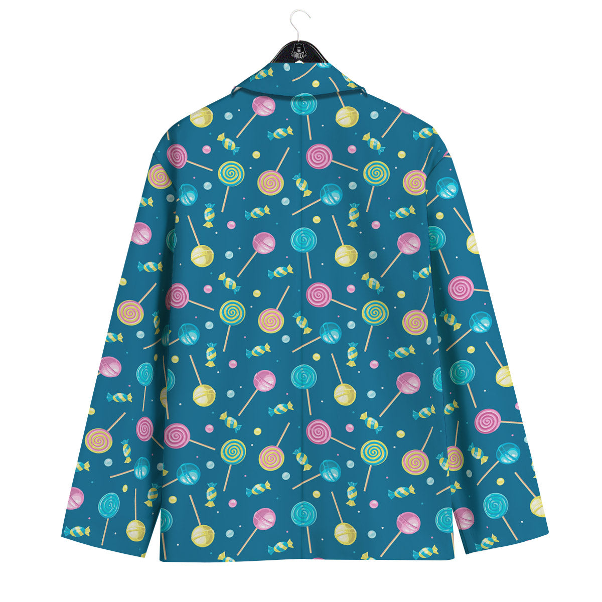 Candy Cute Print Pattern Men's Sport Coat-grizzshop