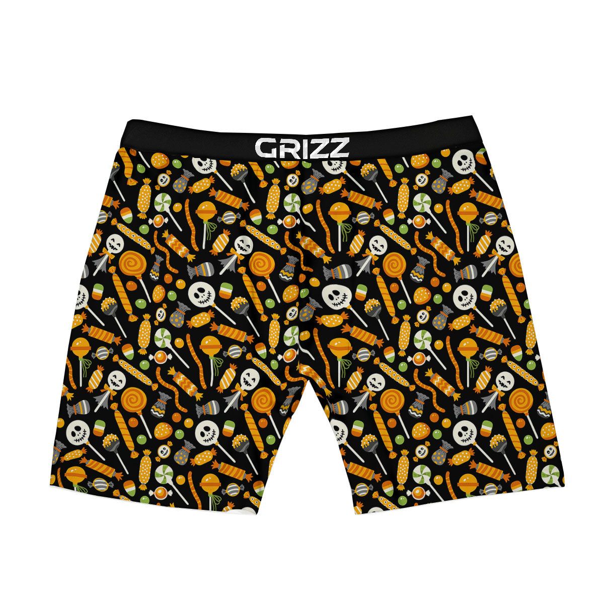 Candy Halloween Print Pattern Boxer Briefs-grizzshop