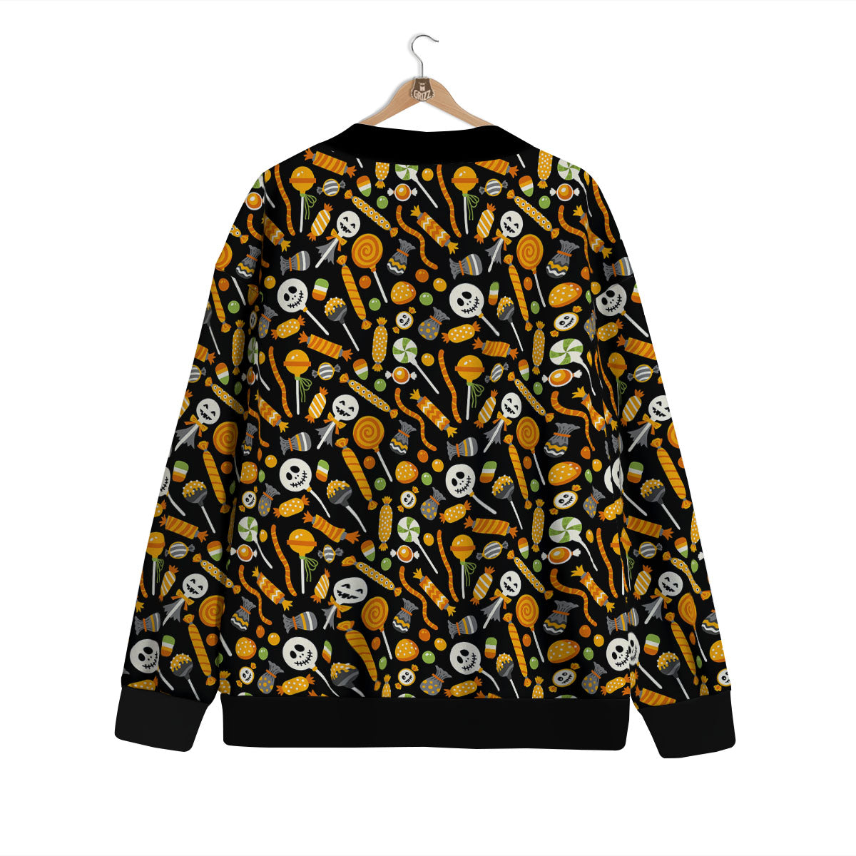 Candy Halloween Print Pattern Cardigan-grizzshop