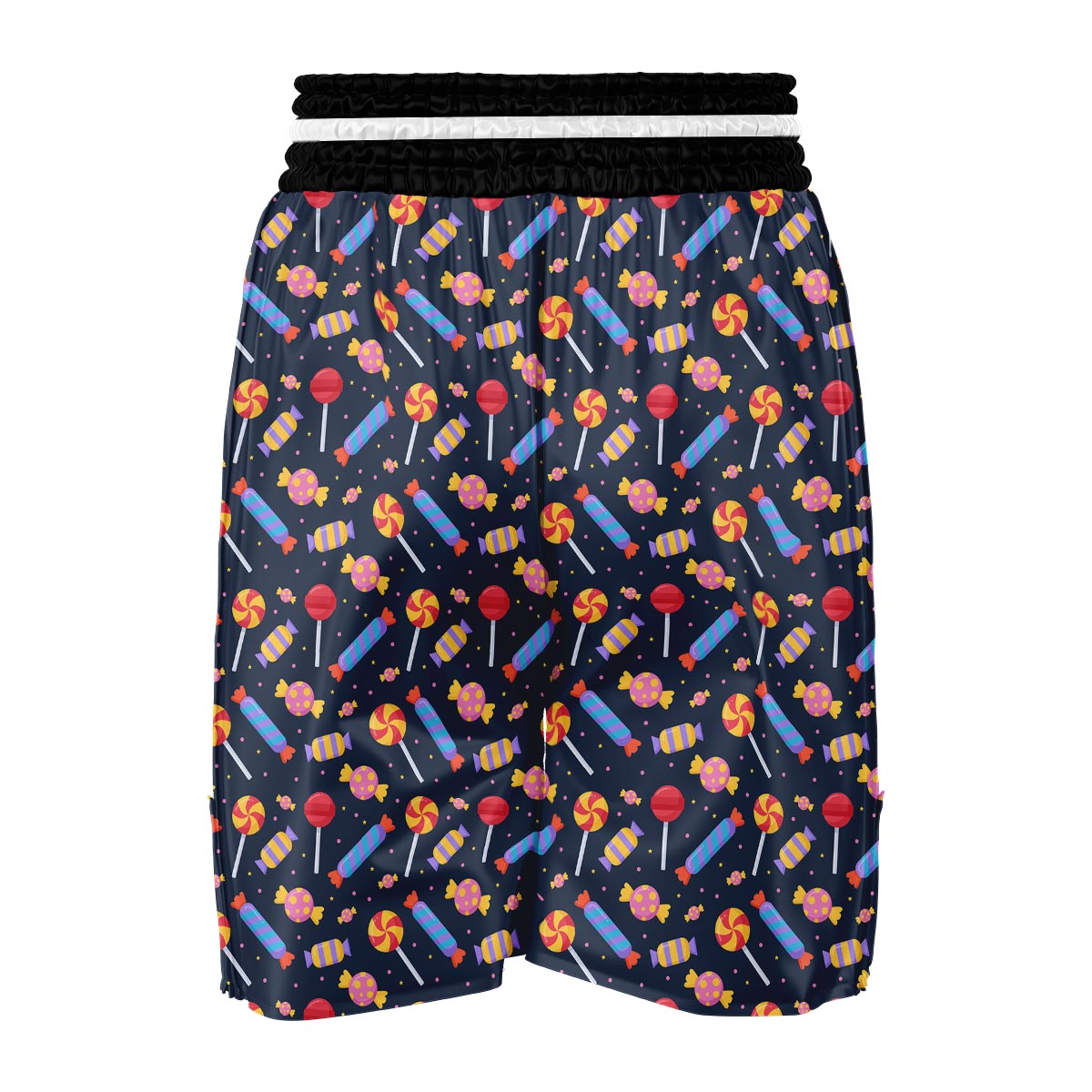 Candy Pattern Print Boxing Shorts-grizzshop