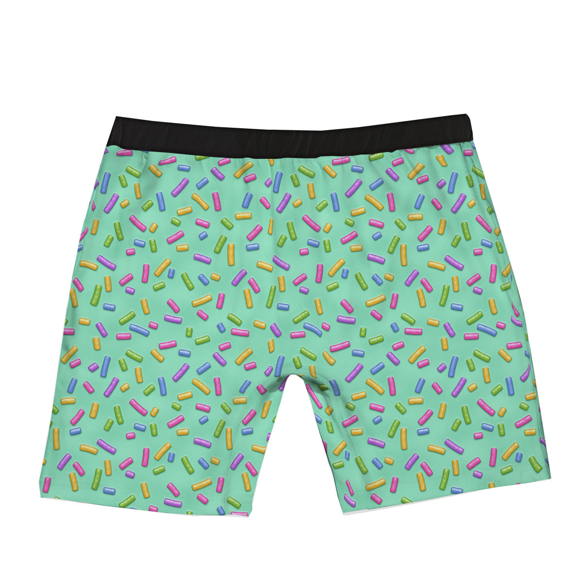 Candy Sprinkles Green Sweet Print Pattern Boxer Briefs-grizzshop