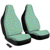 Candy Sprinkles Green Sweet Print Pattern Car Seat Covers-grizzshop