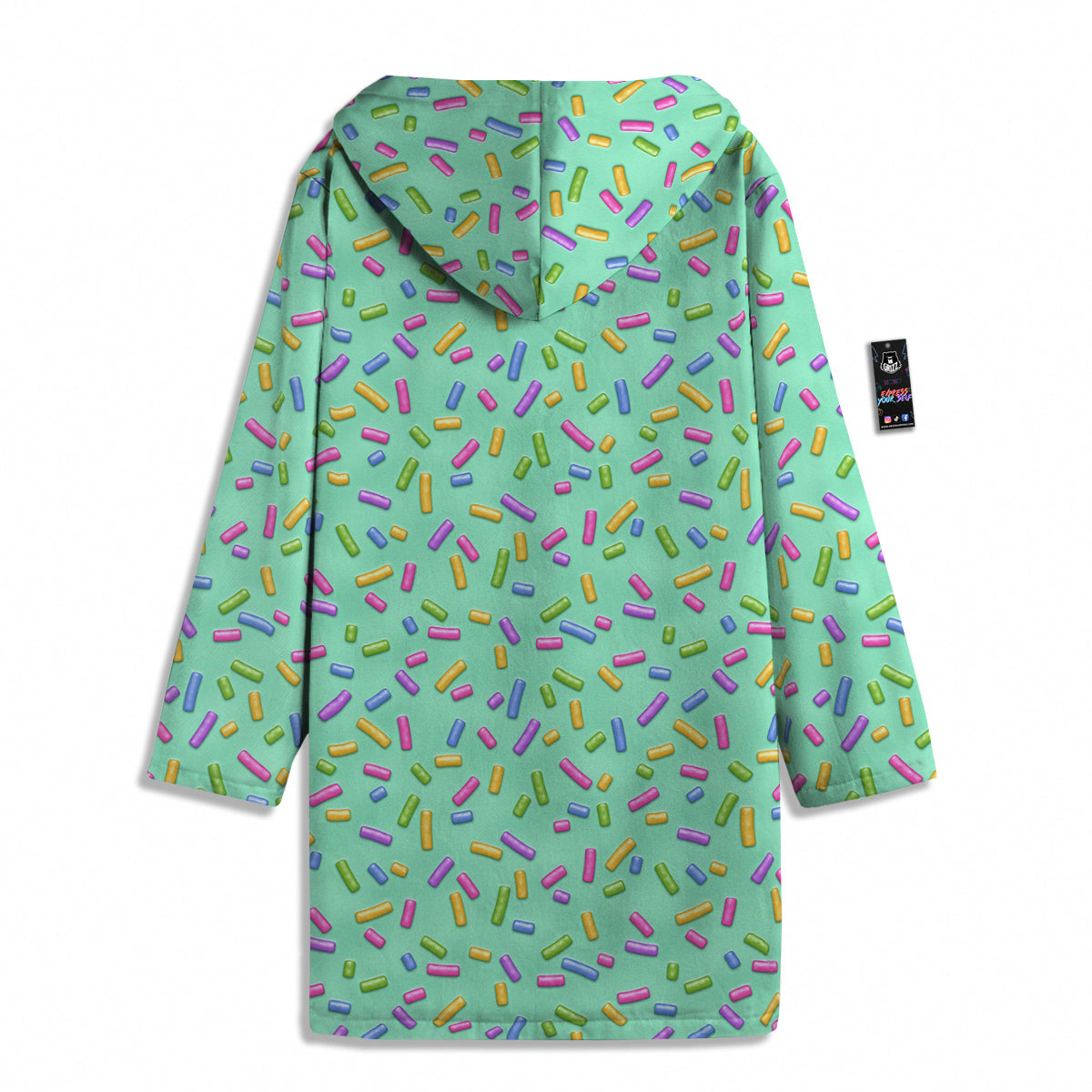 Candy Sprinkles Green Sweet Print Pattern Men's Windbreaker Jacket-grizzshop