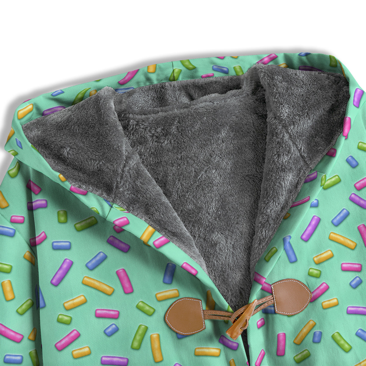 Candy Sprinkles Green Sweet Print Pattern Men's Windbreaker Jacket-grizzshop