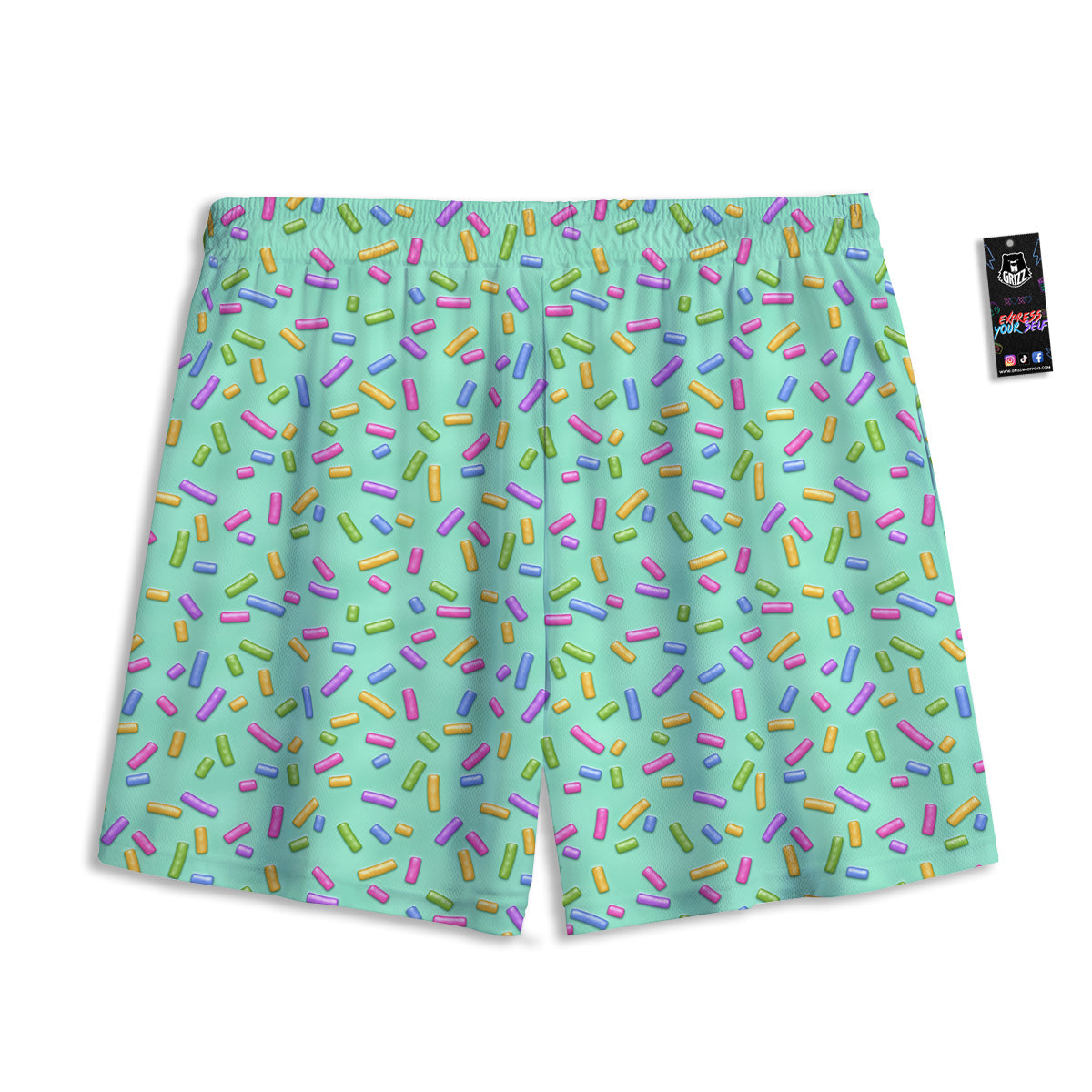 Eye Of Horus Egyptian Print Pattern Mesh Shorts