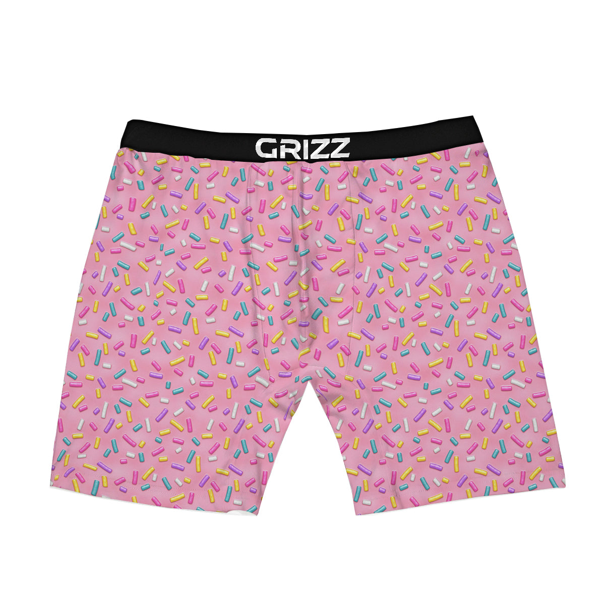 Candy Sprinkles Sweet Pink Print Pattern Boxer Briefs-grizzshop