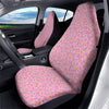 Candy Sprinkles Sweet Pink Print Pattern Car Seat Covers-grizzshop