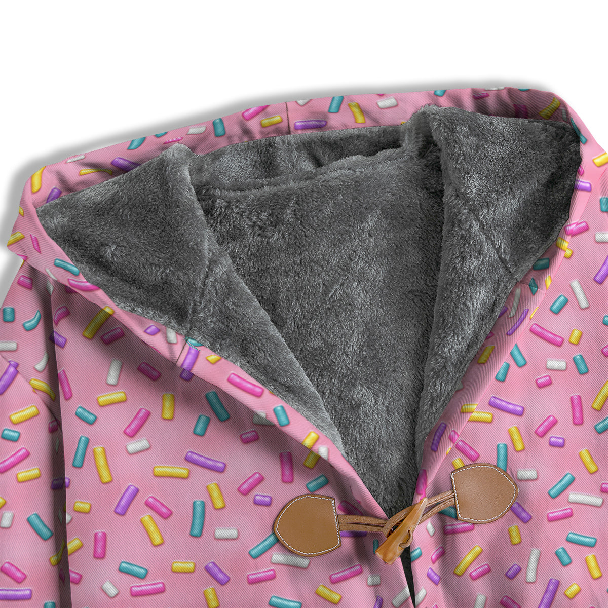 Candy Sprinkles Sweet Pink Print Pattern Men's Windbreaker Jacket-grizzshop
