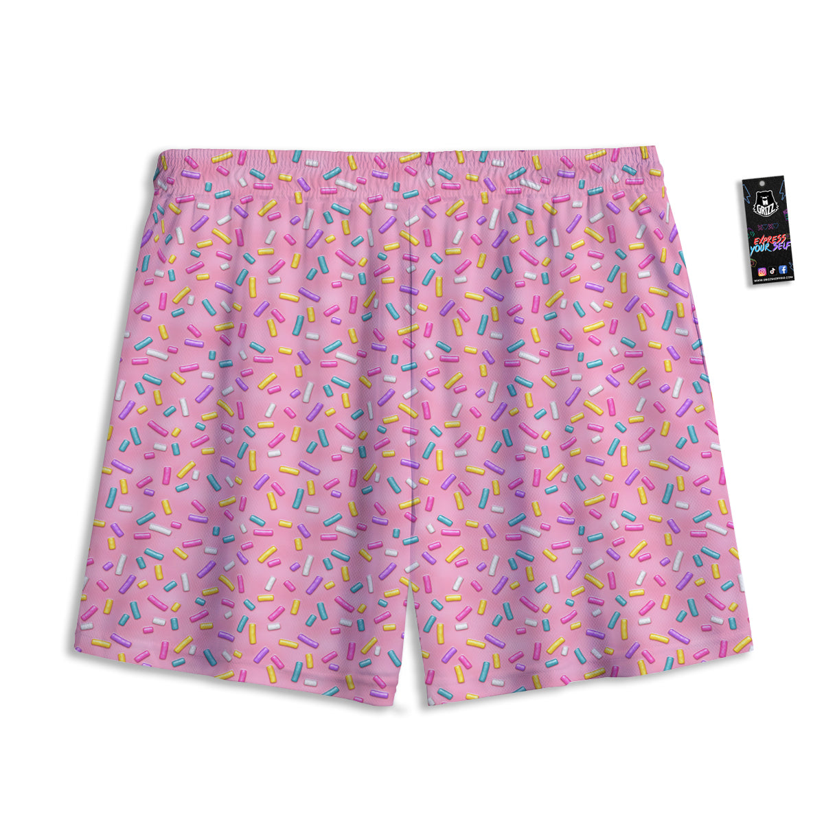 Eye Of Providence Galaxy Print Mesh Shorts