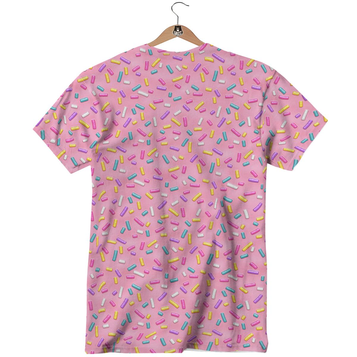 Candy Sprinkles Sweet Pink Print Pattern T-Shirt-grizzshop