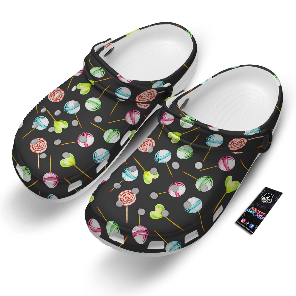 Candy Sweet Print Pattern Clog-grizzshop