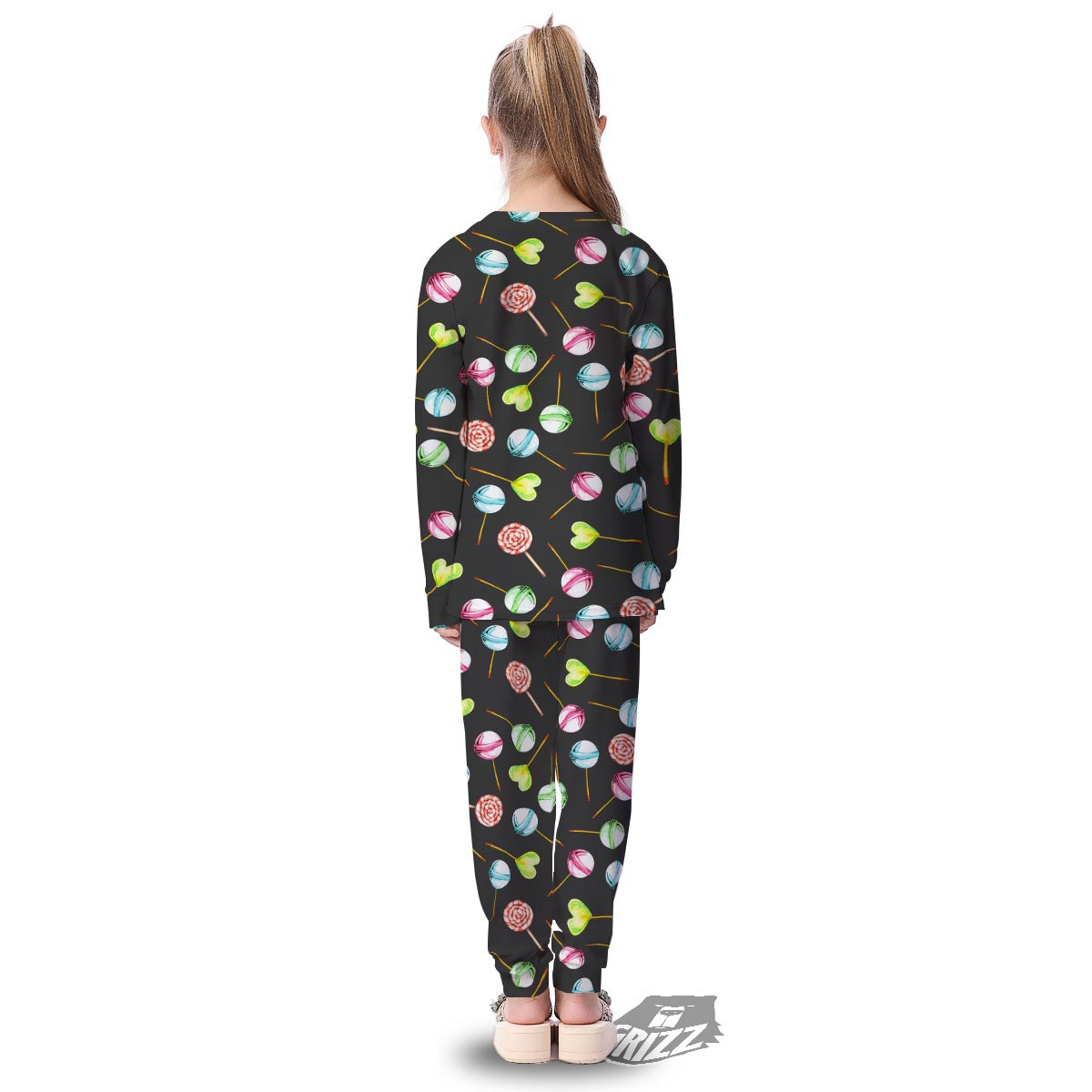 Candy Sweet Print Pattern Kid's Pajamas-grizzshop