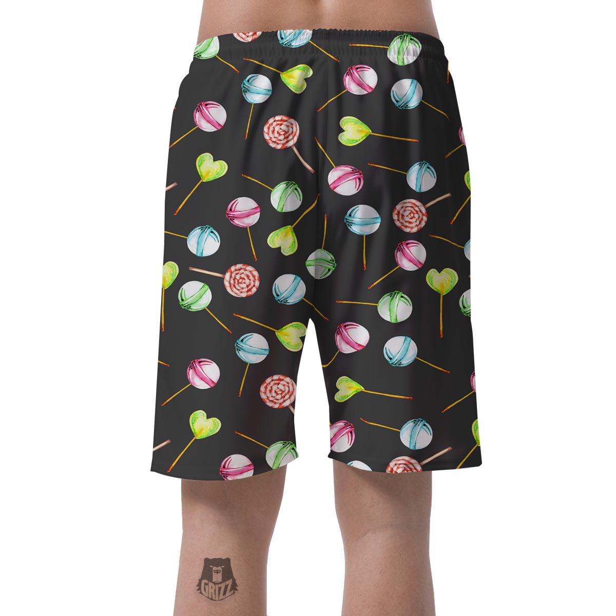 Candy Sweet Print Pattern Men's Shorts-grizzshop