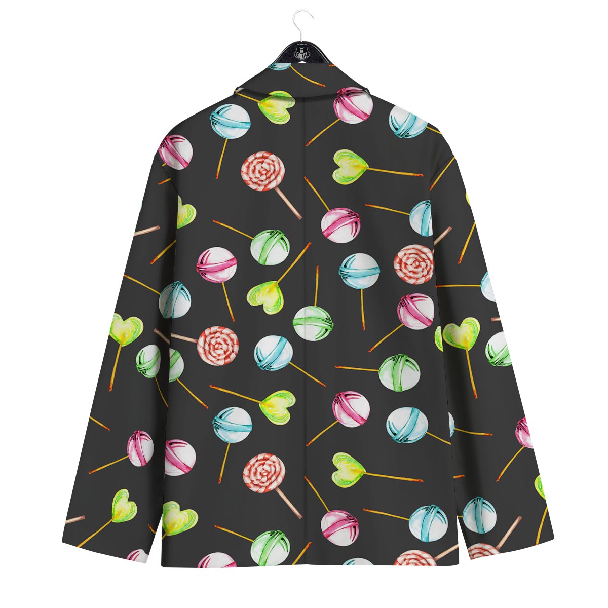 Candy Sweet Print Pattern Men's Sport Coat-grizzshop