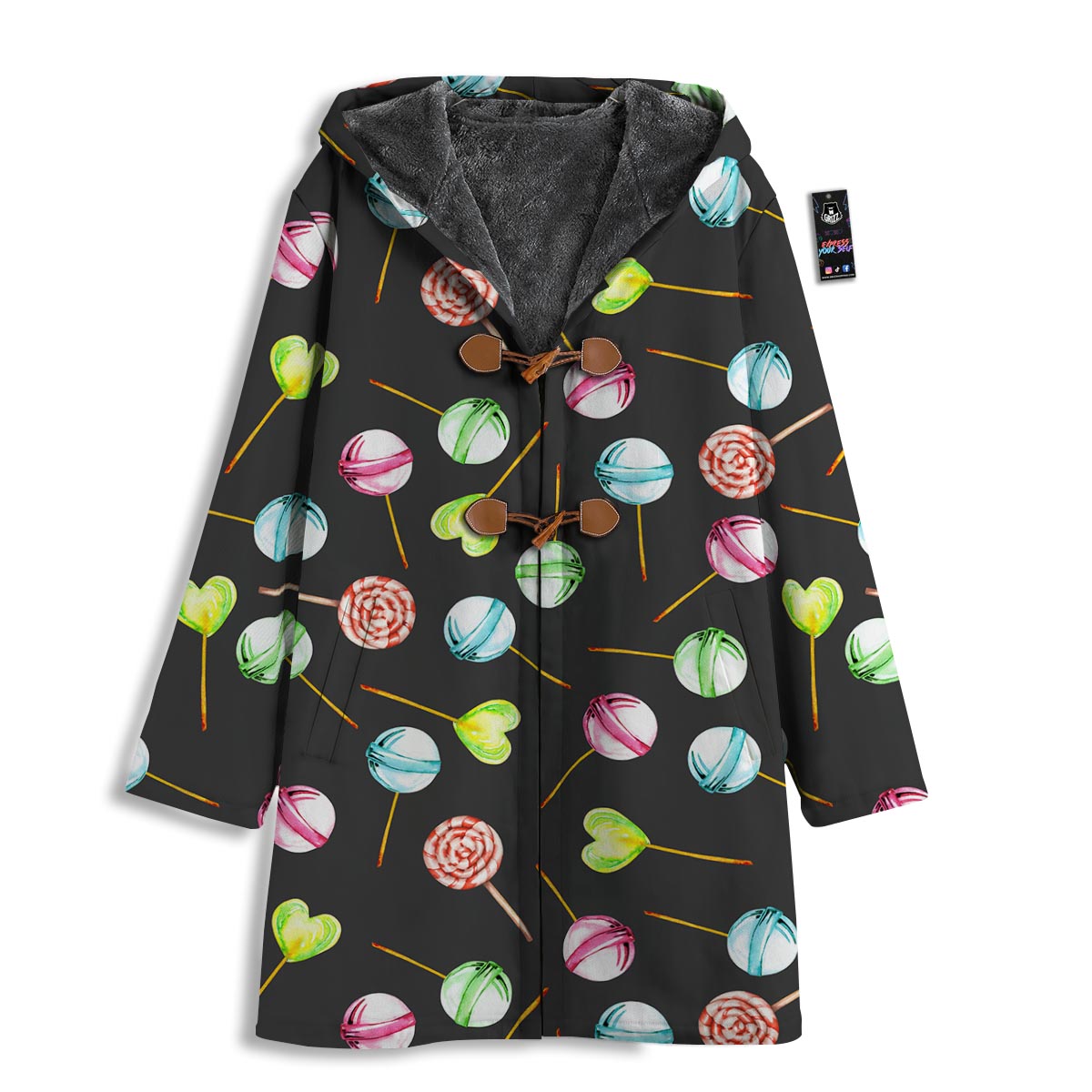 Candy Sweet Print Pattern Men's Windbreaker Jacket-grizzshop