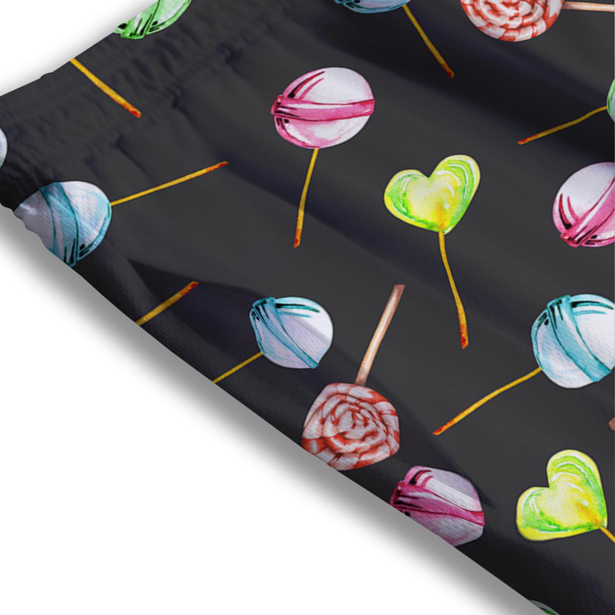 Candy Sweet Print Pattern Mesh Shorts