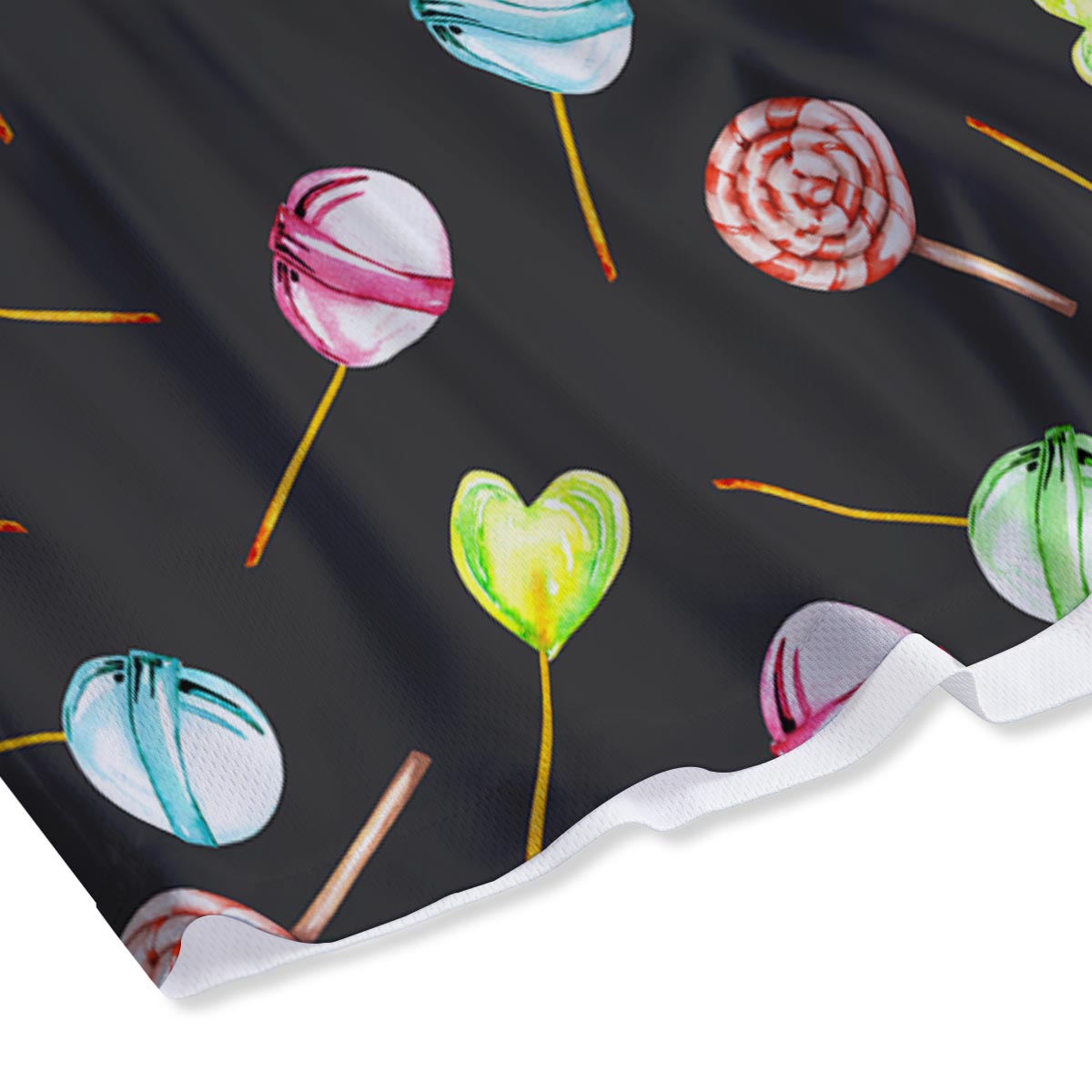 Candy Sweet Print Pattern Mesh Shorts