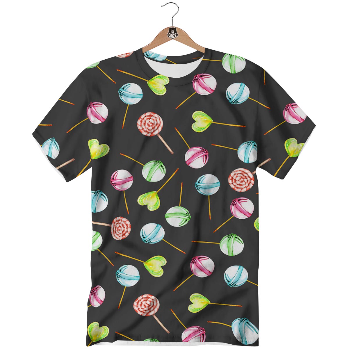 Candy Sweet Print Pattern T-Shirt-grizzshop
