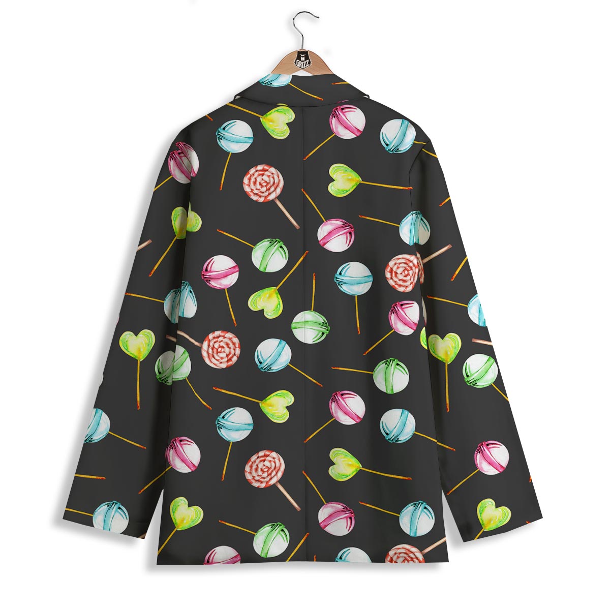 Candy Sweet Print Pattern Women's Blazer-grizzshop
