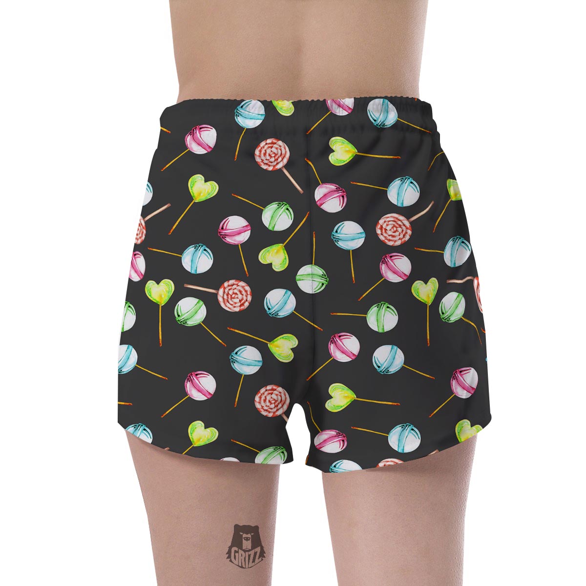 Candy Sweet Print Pattern Women's Shorts-grizzshop