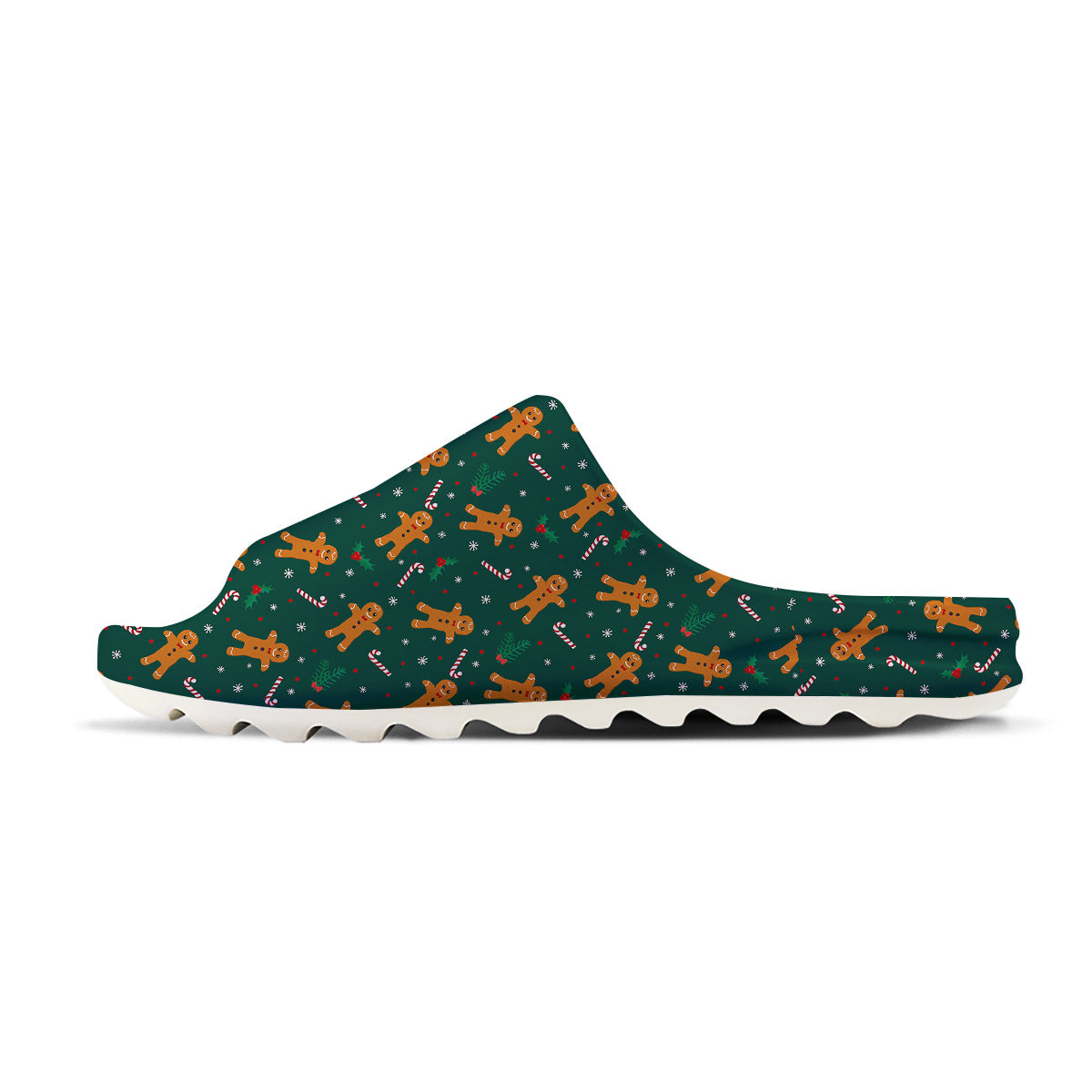 Candy And Christmas Cookie Print Pattern Sandals-grizzshop