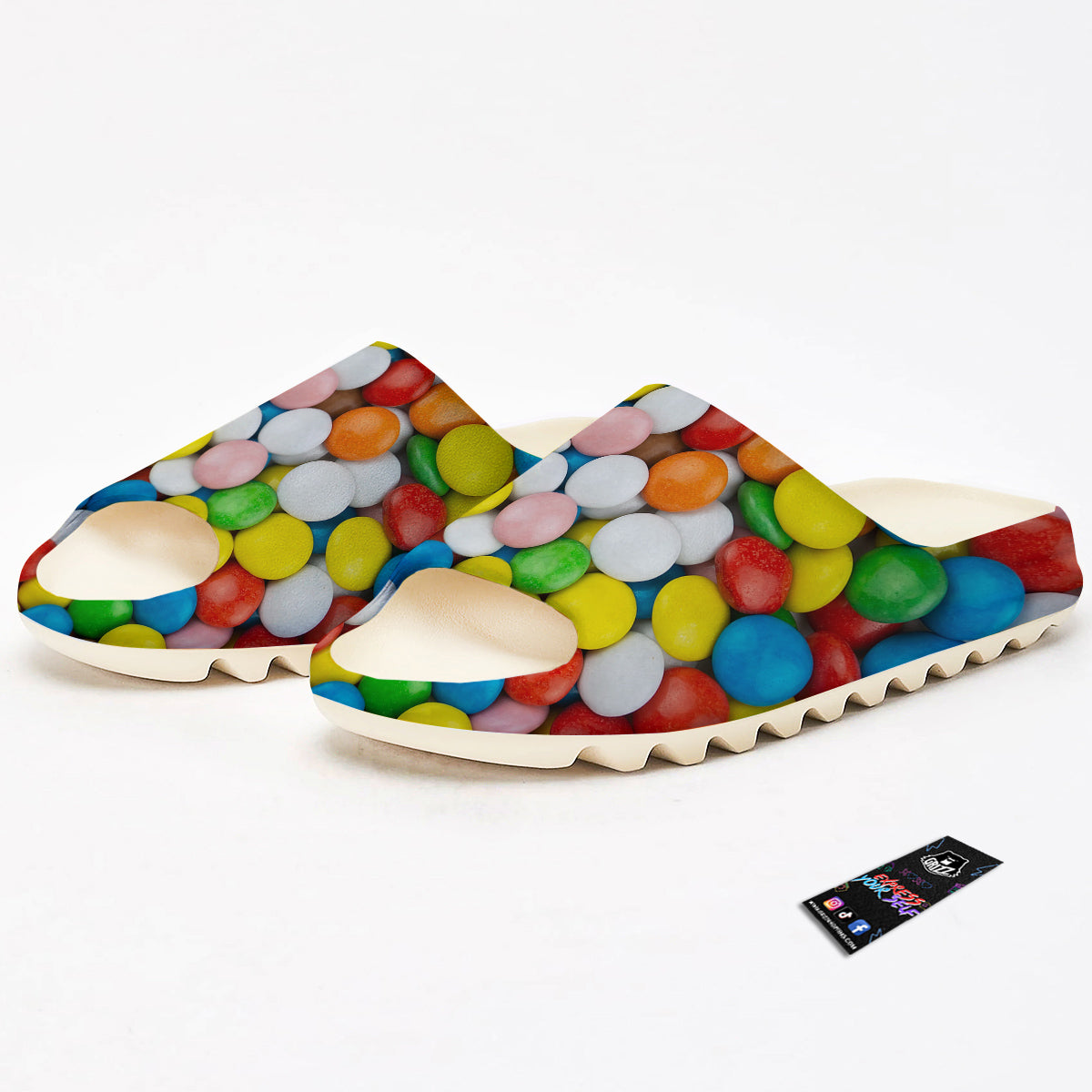 Candy Chocolate Colorful Print Sandals-grizzshop