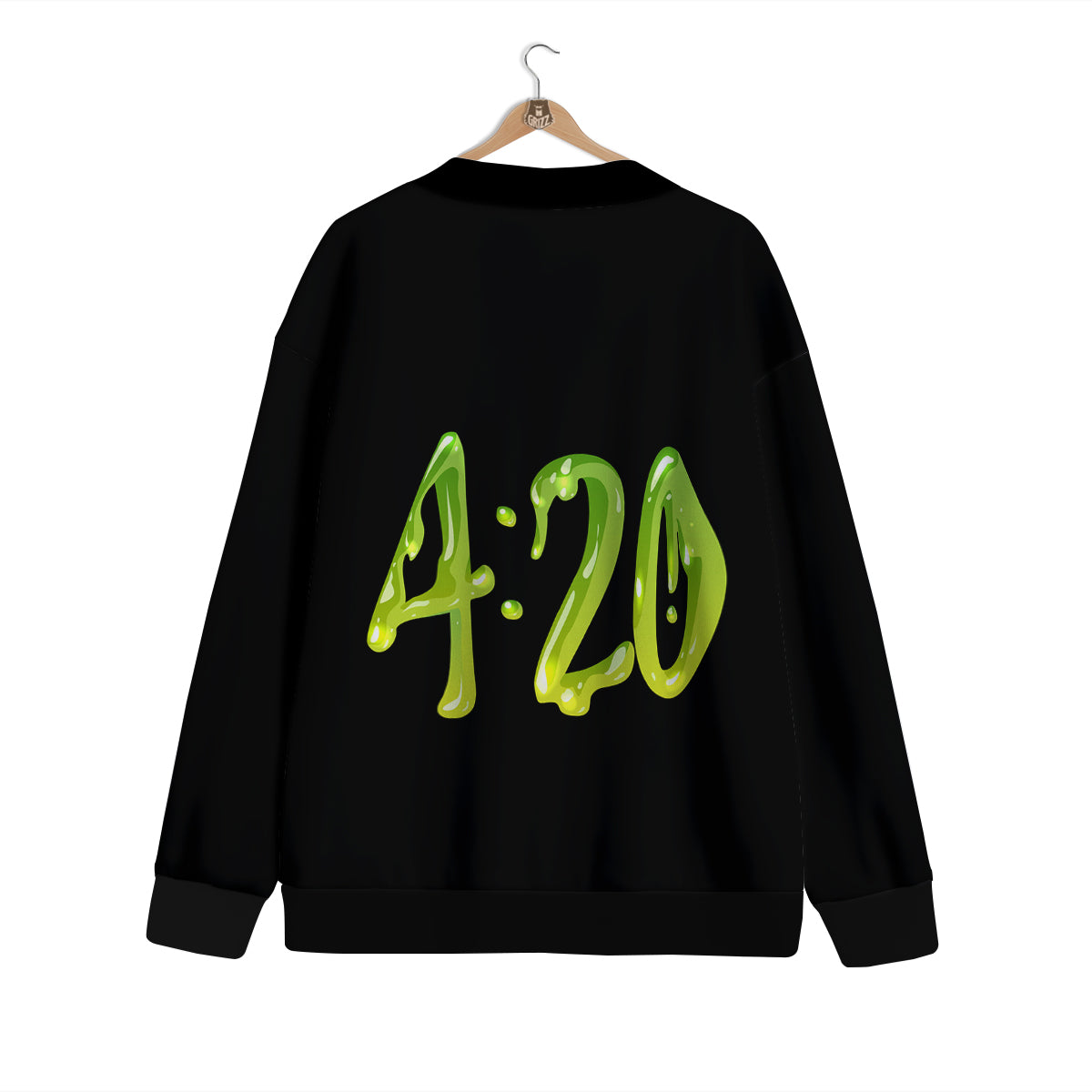 Cannabis Day 420 Print Cardigan-grizzshop