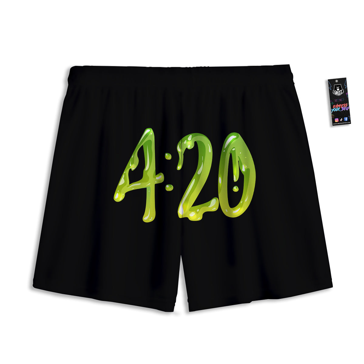 Eye Of Providence Geometric Print Mesh Shorts
