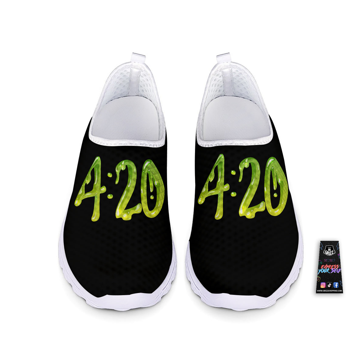 Cannabis Day 420 Print Nurse Shoes-grizzshop
