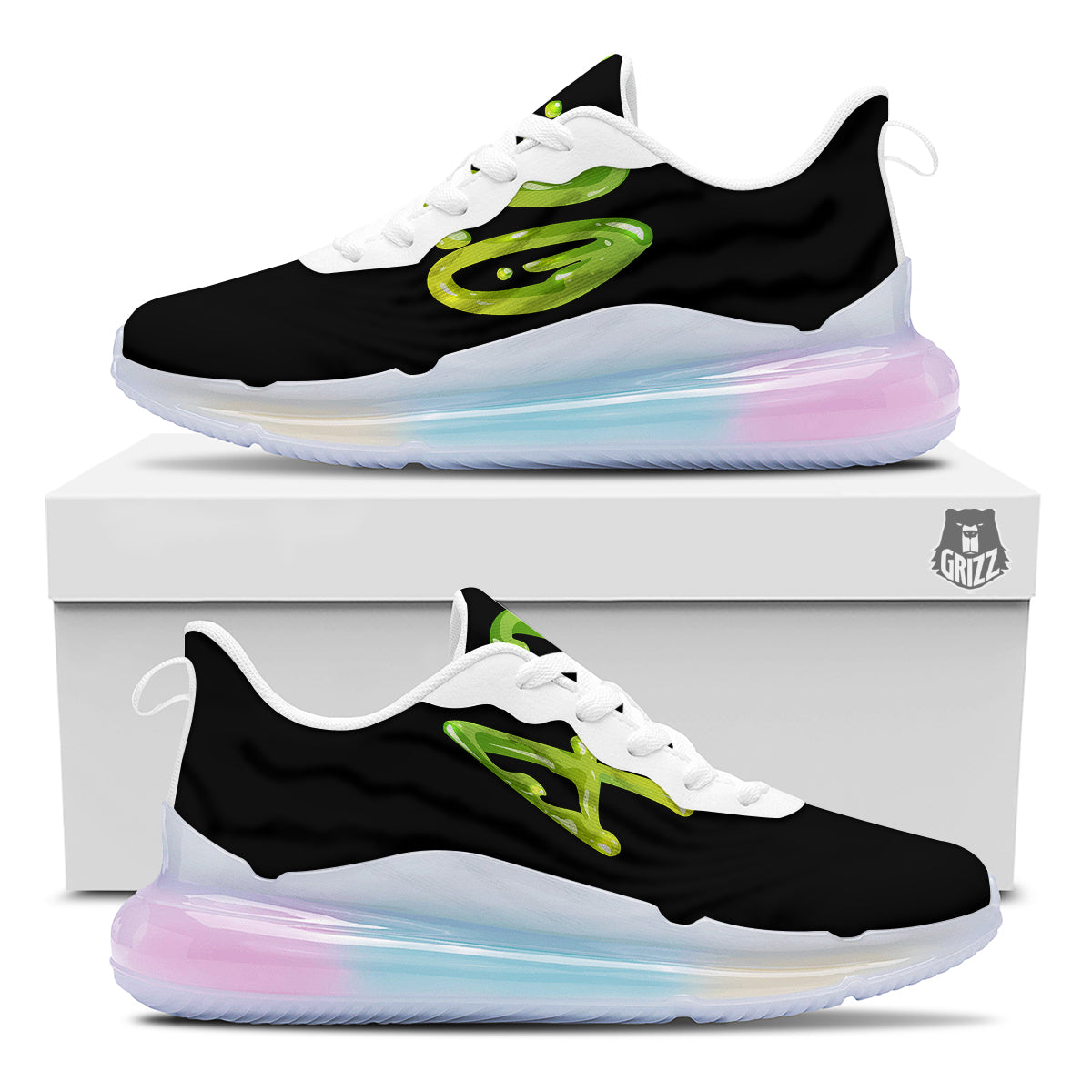 Cannabis Day 420 Print Running Sneakers-grizzshop