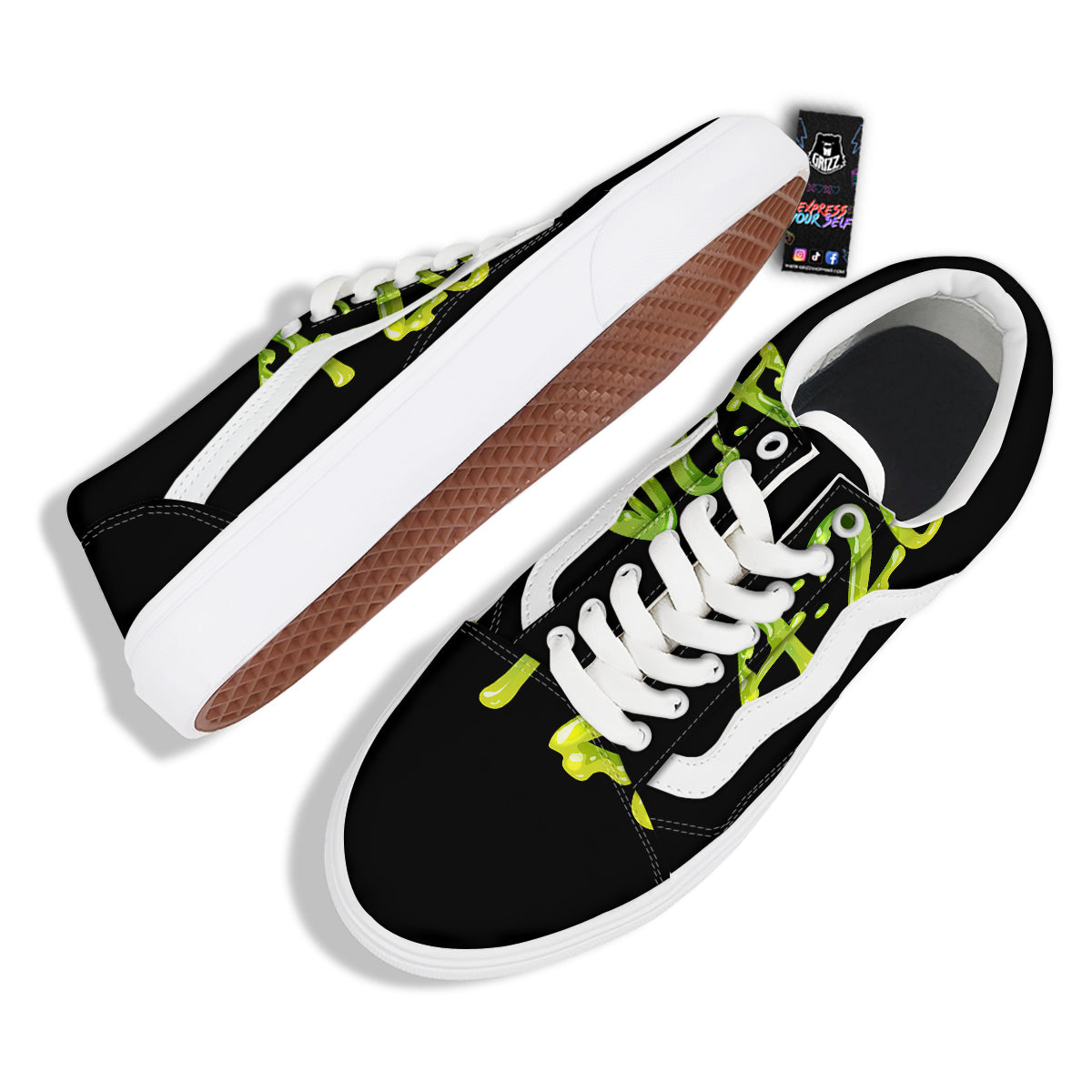 Cannabis Day 420 Print Skate Shoes-grizzshop