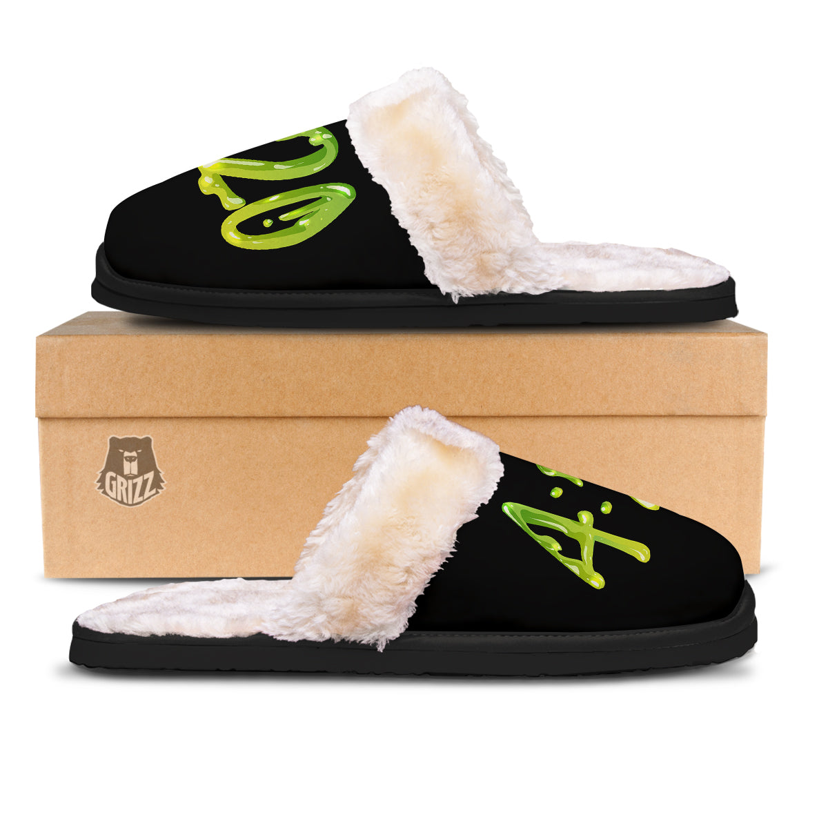 Cannabis Day 420 Print Slippers-grizzshop
