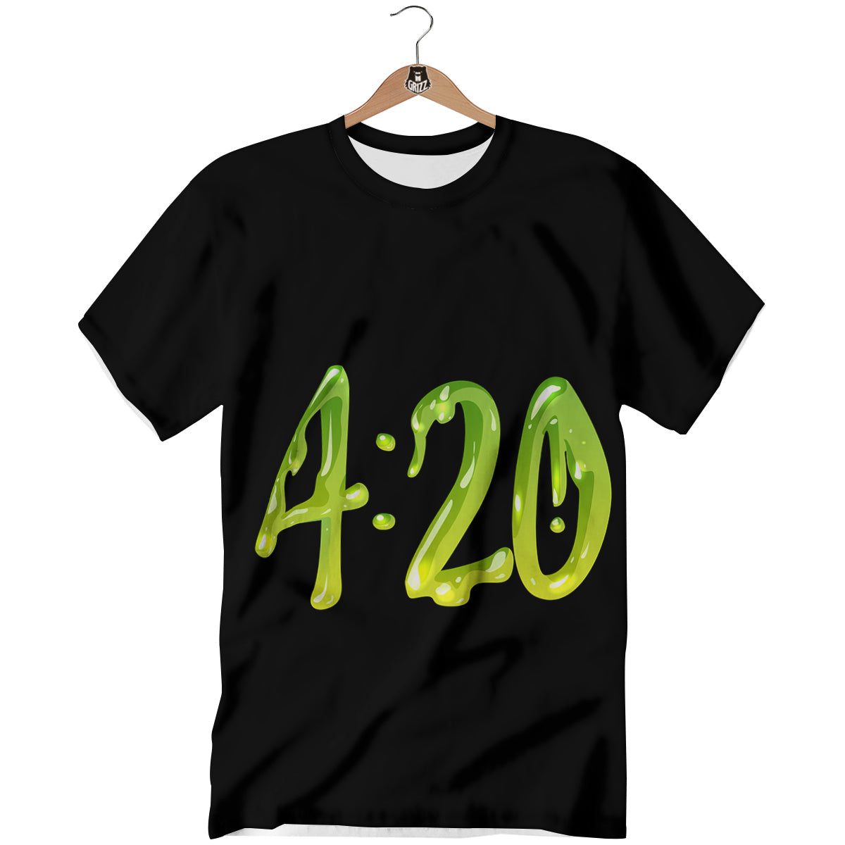 Cannabis Day 420 Print T-Shirt-grizzshop