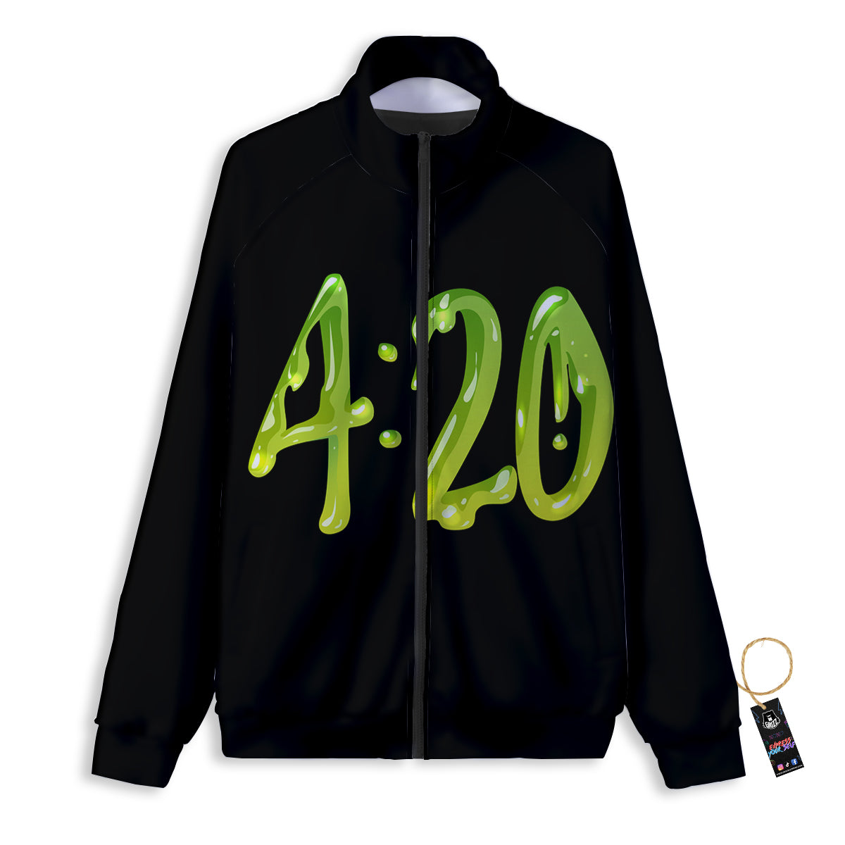 Cannabis Day 420 Print Track Jacket-grizzshop