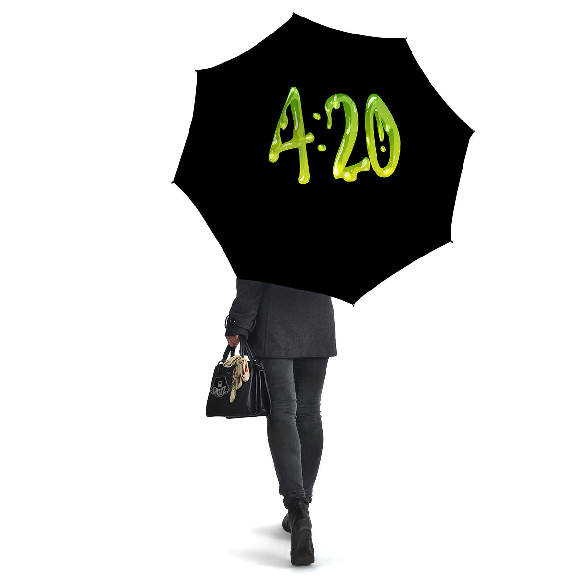 Cannabis Day 420 Print Umbrella-grizzshop