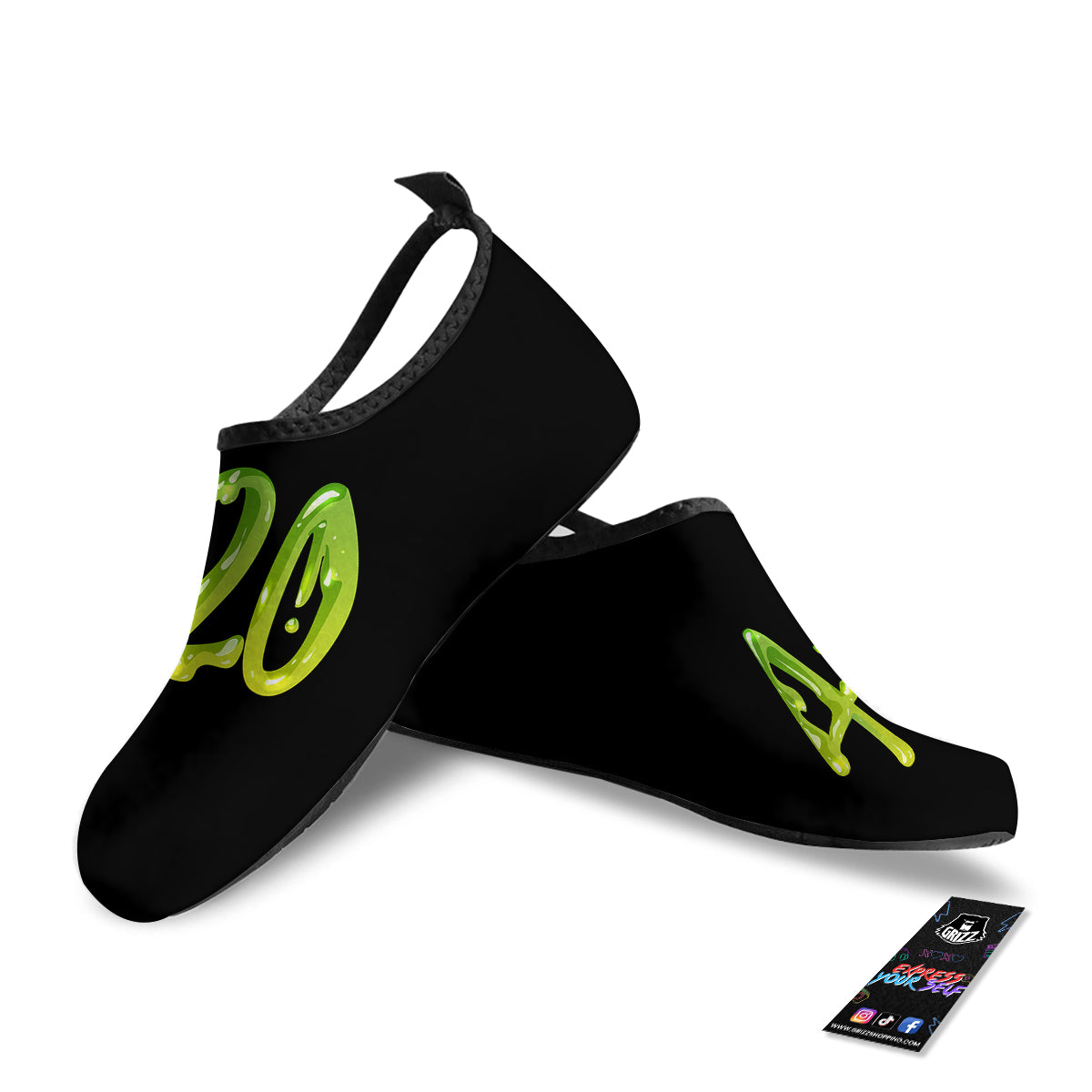 Cannabis Day 420 Print Water Shoes-grizzshop