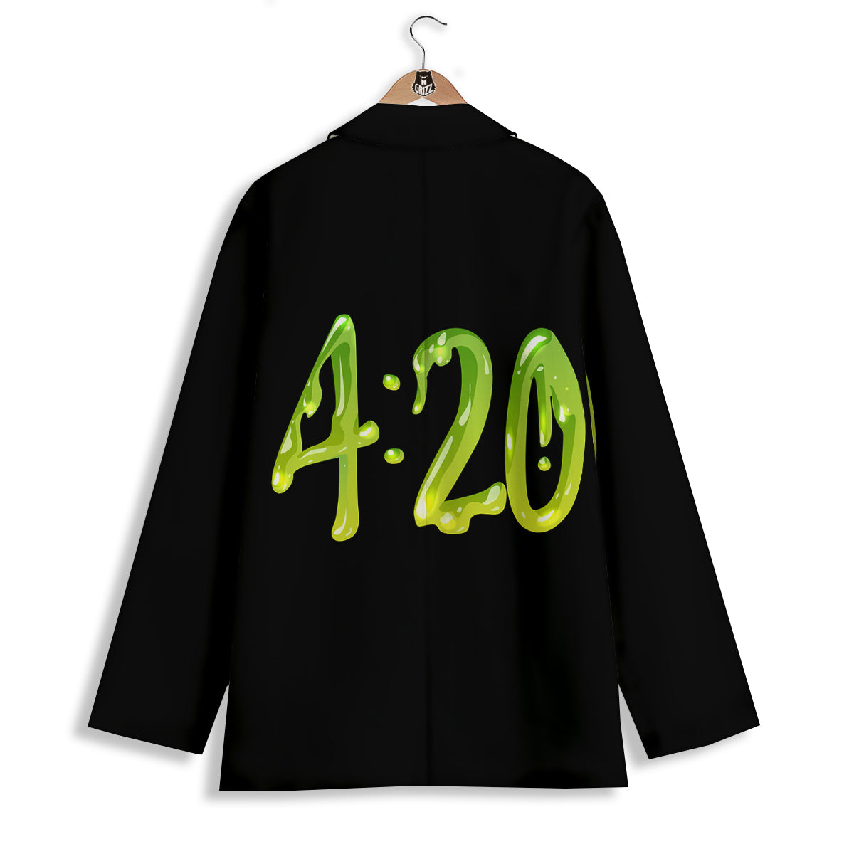 Cannabis Day 420 Print Women's Blazer-grizzshop